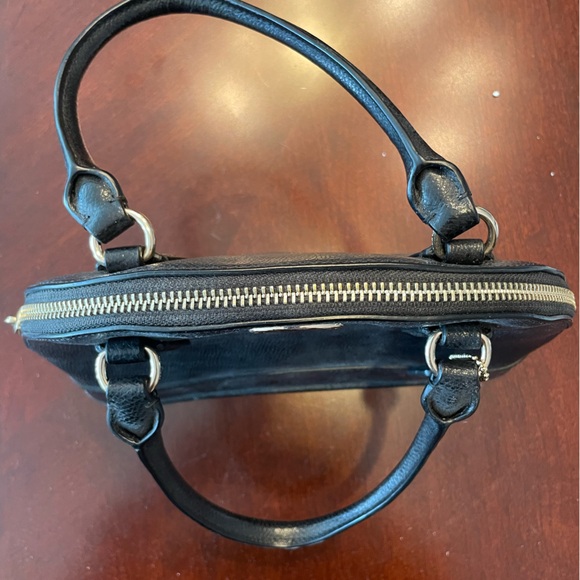 Vintage Coach Black Leather Handbag - Picture 6 of 10